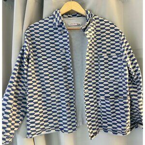 Checkered Jean Jacket